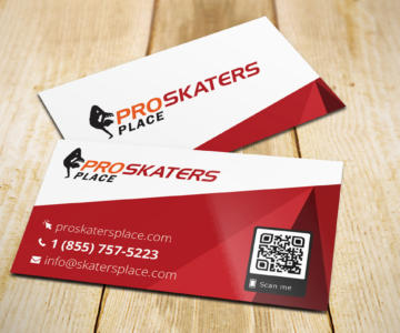 ProSkaters Place Branding Business Card